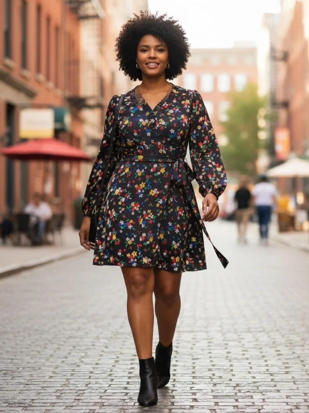 kate spade: Sailing Floral Mini Dress